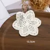 Hilo de Algodón Tejido Retro Espesado Encaje Hueco Mantel de Café Parche de Tela DIY Ropa Hecha a Mano Bolsillo Falso Posavasos Europeos