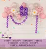 Cerimônia de volta às aulas corrente de balões rabo de dopamina arranjo birthday decoração de parede de fundo para sala de aula de jardim de infância