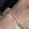 Novo Estilo Chinês Estilo S295 Pulseira Pequena Borboleta Estrela Prata Quebrada Brilhante Joias Simples Estilo Fresco Simples