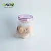 460ml Venta al por mayor Botella con Forma Especial Frasco de Plástico Snack de Frijol Disuelto Bola de Espino Frasco Sellado Frasco para Alimentos Botella de Plástico Transparente para Mascotas