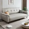Sala de estar de apartamento pequeno escritório de aluguel integrado uso duplo multifuncional casa de aluguel arranhador de gato couro sofá-cama dobrável