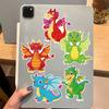 8 caras de dragón de dibujos animados que cambian de cara, collage para hacer una cuenta de mano DIY práctica, funda para teléfono móvil, cuaderno, decoración impermeable