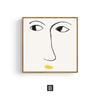 Pintura decorativa de estilo japonés con forma de tronco, estilo nórdico, para restaurante, sala de estar, comedor, cocina, mural, arte abstracto marrón
