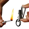 Encendedor de queroseno personalizado creativo para cerillos, impermeable y portátil para exteriores, abridor de botellas de cerveza con llave, al por mayor