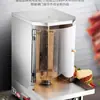 Máquina de Barbacoa Turca a Gas, Parrilla Giratoria Automática Comercial para Sándwiches de Carne Brasileña, Máquina Eléctrica de Barbacoa para Mezclar Arroz