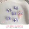 Corazón de Dragón Lazo Accesorios para Arte de Uñas Hielo Translúcido Resina Escarchada Diamante Tridimensional Rosa Amor Diamante Accesorios para Uñas Usables