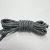 Cuerda Redonda de Poliéster con Patrón de Puntos de Colores de 5 mm Cordón para Sombrero de 5 mm Cuerda Tejida a Mano para DIY Cordón de Zapato Sombrero Pantalones Paracord