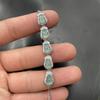 Pulsera Princesa de Cabujón Azul Agua de Jadeíta Natural Grado A con Incrustación Tipo Hielo para Mujer, Joyería de Alta Gama de Moda, Modelo Nuevo