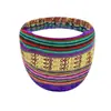 Decoração Fotográfica Estilo Étnico Lenço de Cabeça Feminino Listrado Faixa de Cabeça Fashion Chapéu Faixa de Cabelo Pós-Parto Elástica Macia de Aba Larga