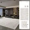 Alfombra para sala de estar, minimalista italiana, lujo ligero, sensación de alta gama, alfombra para mesita de noche de dormitorio, tapete de piso lavable y limpiable, alfombra gruesa para el hogar
