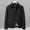Jaqueta de Penas Masculina 2026 Outono/Inverno Gola Reversível Estilo Workwear 90% Penas Jovem Luxo Business Leve Quente Tendência Casaco