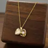 Comercio Exterior de Amazon Venta Caliente Collar de Acero de Titanio Temperamento Femenino Circonita Microincrustada Personalidad Cadena para Clavícula de Alto Sentido Colección Joyería