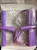 Entrenador de resistencia con pedales para abdominales asistidos, entrenador de chaleco con estiramiento de cuatro tubos y barra plana de seis tubos para yoga y fitness
