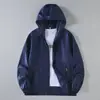 Abrigo para hombre de verano protección solar ropa talla grande holgado combinable simple con capucha deportivo casual chaqueta abrigo fino
