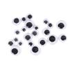 Spot jardim de infância handmade diy brinquedos acessórios atacado cartoon preto e branco com cola olhos de plástico atividades grandes contas de olho
