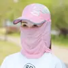 Sombrero de protección solar para hombre y mujer, verano, protección UV, velo exterior para cubrir la cara, sombrero de sol para ciclismo, moda coreana, sombrero de sol combinable