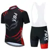 Ropa de Ciclismo Cross-Border Fox de Manga Corta y Shorts Traje de Ciclismo de Carretera de Montaña Verano Hombres Moldeador de Cuerpo Secado Rápido
