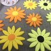 4 Peças Molde de Mola Margarida Simulação Molde de Biscoito Plástico Assar Pequeno Molde de Bolo Ferramentas de Fondant Pronto em Estoque