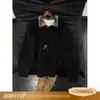 Moletom retro americano de chenille com ombro normal para homens, nova camisa polo casual de manga comprida com retalhos xadrez para outono e inverno com gola virada