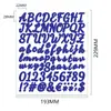 Pegatinas de Letras Inglesas Transfronterizas en Stock para Scrapbooking, Tarjetas de Felicitación Navideñas, Decoración, Diario, Pegatinas de Letras, Pegatinas Adhesivas