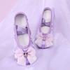 2024 Nuevos Zapatos de Danza para Niños de Otoño e Invierno Zapatos de Práctica de Ballet para Niña Zapatos de Danza para Escenario de Actuación de Cuerpo Danza 8087
