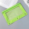 Estuche de Tres Agujeros Bolsa para Documentos de Carpeta B5 Gran Capacidad Bolsa de Papelería para Estudiantes Caja de Lápices Personalizable Diseño Especial en Forma Almacenamiento