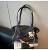 Bolsa de Ombro Grande Retro Simples para Mulheres 2025 Nova Moda Grande Capacidade Bolsa de Trabalho Versátil Bolsa Tote de Ombro Tendência