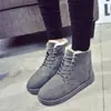 Botas de Neve Estudante Outono/Inverno 2026 para Mulheres, Botas Curtas, Botas Quentes de Cano Curto, Cadarço, Salto Baixo, Estilo Coreano, Tendência, Calçados de Algodão, Atacado do Fabricante