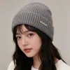 Gorro de Punto Grueso Casual Nuevo Otoño e Invierno Estilo Coreano para Mujer Gorro de Lana Caliente para Exteriores Protección para los Oídos Gorro para el Frío para Hombre