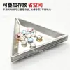 Placa Triangular de Clasificación para Joyería DIY, Placa para Cuentas Sueltas, Herramienta de Injerto para Uñas, Placa de Exhibición para Joyería