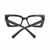 Gafas de Pose Exagerada de Nicho Estilizadas de Hip-Hop Marco Decorativo Popular Europeo y Americano Gafas de Espejo Plano 131 H2384