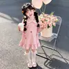Elegante vestido polo de manga larga para primavera y otoño para niñas, nuevo vestido de princesa súper lindo 2026 para bebés, atuendo de otoño