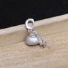 Sombrero de niña esmerilado de plata S925 semiacabado hebilla universal colgante de perla soporte vacío 10-12 accesorios DIY 5696