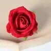 Simulación Flores de Rosa Pequeñas de Franela Cabezas de Flor Boda Ceremonia Boda Coche Escena Decoración de Hotel Pared de Flores Arco Flores de Seda Venta al por Mayor