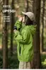 Chaqueta de protección solar casual para mujer, de estilo japonés y coreano, moderna y a la moda, nueva, simple, de longitud media, versátil, con capucha, corte holgado, manga larga, estilo ins