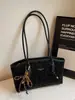 Bolso Tote Gran Capacidad para Mujer Bolso de Viaje 2026 Nuevo Diseño Retro de Nicho Bolso con Estampado de Leopardo Bolso de Hombro Único