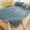 Nuevo protector de colchón cálido de felpa burbuja de grado A para bebés e infantes 2026, engrosado para mayor calidez, adecuado para uso en invierno, suave y cómodo para la ropa de cama del hogar.