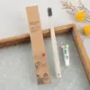 Artículos de tocador desechables estilo chino para hotel, B&B, casa de huéspedes, empaque de papel kraft, cepillo de dientes desechable, peine, al por mayor