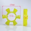T95 tendón de res almohadilla hexagonal bomba de agua par rueda tendón de res elastómero flor de ciruelo rueda hexagonal 105 poliuretano bloque hexagonal punto