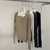 Suéter retro de punto trenzado estilo coreano con bloques de color, mangas largas ajustadas y un nuevo diseño para mujer
