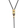 Collar fino ajustable con cordón colgante para mujer, colgante con cuerda, Buda de jade dorado, ocho brújulas del tesoro.