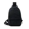 Bolso de Pecho para Hombre Elegante Simple Casual Bandolera Gran Capacidad Correa de Hombro Ajustable Mochila Multifuncional Repelente al Agua