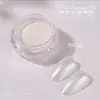2022 nuevo网红 de uñas polvo de perla Blanco Perla Polvo de Espejo Mágico polvo de concha incoloro uñas de sirena Ji Aurora