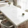 Mantel, lavable, a prueba de aceite, impermeable, resistente al calor, tapete de mesa de vidrio blando de PVC, lujo ligero, tacto de alta gama, tapete para mesa de comedor, mantel para mesa de café