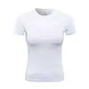 Xin Sheng He Top de Yoga Feminino Verão Justo Manga Curta Absorvente de Suor Secagem Rápida Fitness Esportes Camiseta