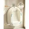 Bacia para lavar roupa para uso doméstico, com tanque e tábua de lavar integrados, bacia grande de plástico espesso para lavar roupas, adequada para dormitórios estudantis