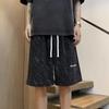 Shorts Masculinos de Verão de Seda Gelo Shorts Cargo Finos Estilo Hong Kong Calças Cinco Pontos Modernos Versátil Casual Shorts Masculinos