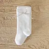 Novas Leggings de Verão para Meninas com Padrão de Espiga de Trigo, Malha Anti-Mosquito, Bolinhas e Laço, Meias Fofas de Princesa Venda por Atacado