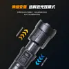 Linterna Láser Blanca de Doble Fuente de Luz Recargable para Exteriores LED con Zoom y Pantalla de Potencia A97