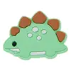 Nuevo Parche Serie Dinosaurio Unicornio Certificado de Nacimiento Pequeño Goma Suave PVC Funda para Teléfono Móvil Set de Joyería DIY